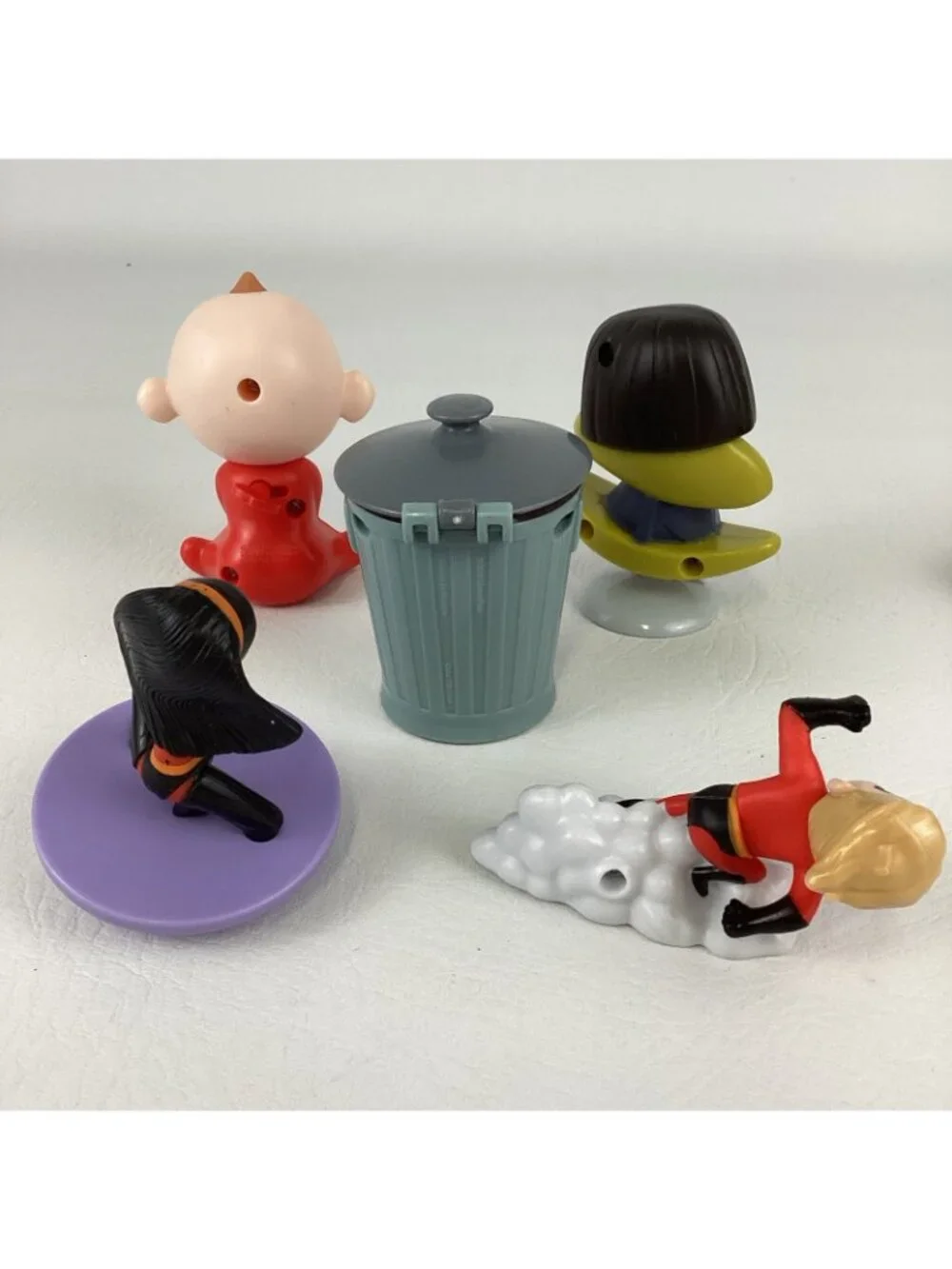 Disney Incredibles McDonalds Toy Bundle Lot Jack Dash Violet Superhero Figures